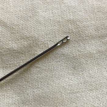 Self-threading Needles