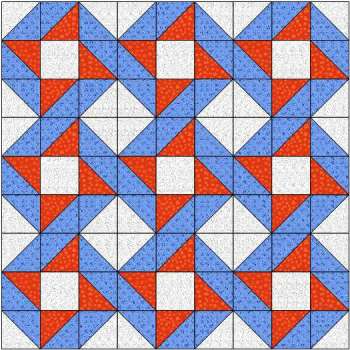 What size do I cut triangles?