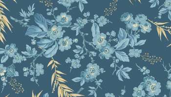 Something Blue by Edyta Star for Makower UK