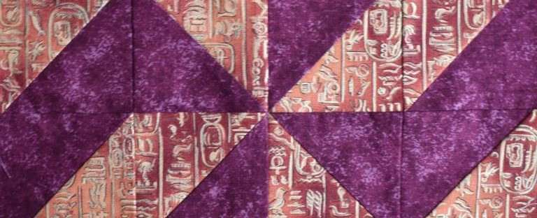 Carolyn Gibbs provides free guidelines on acheiving perfect points in traditional patchwork