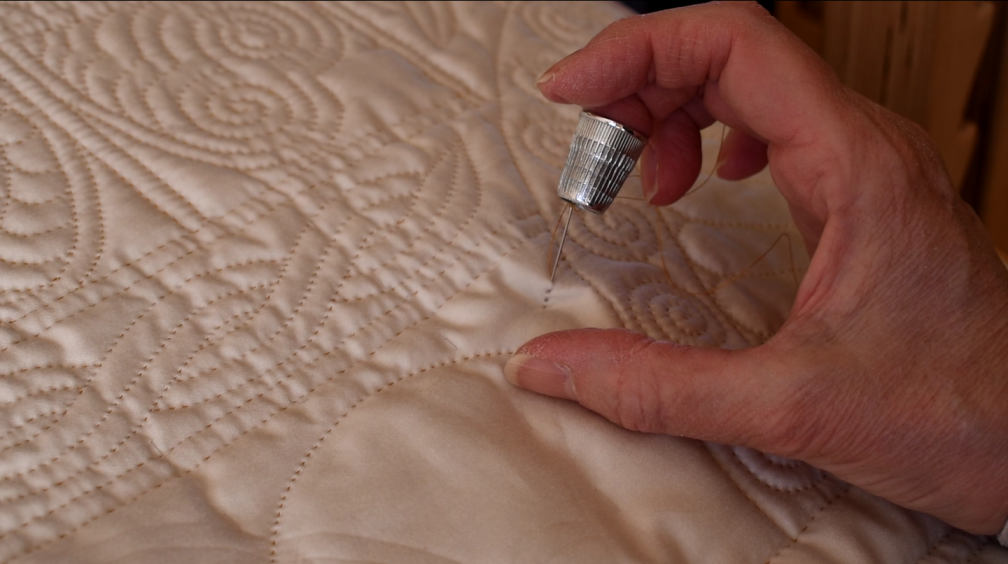 Hand quilting - the Rocking stitch