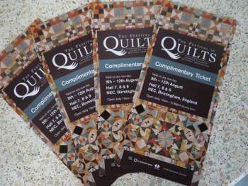 Result of Festival of Quilts Free Draw