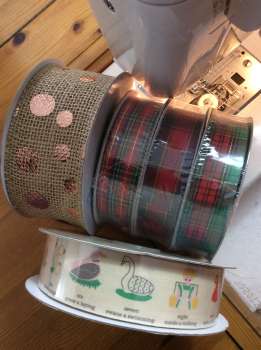 Ribbons for Christmas!