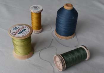 Starting hand quilting: Part 3: Threads