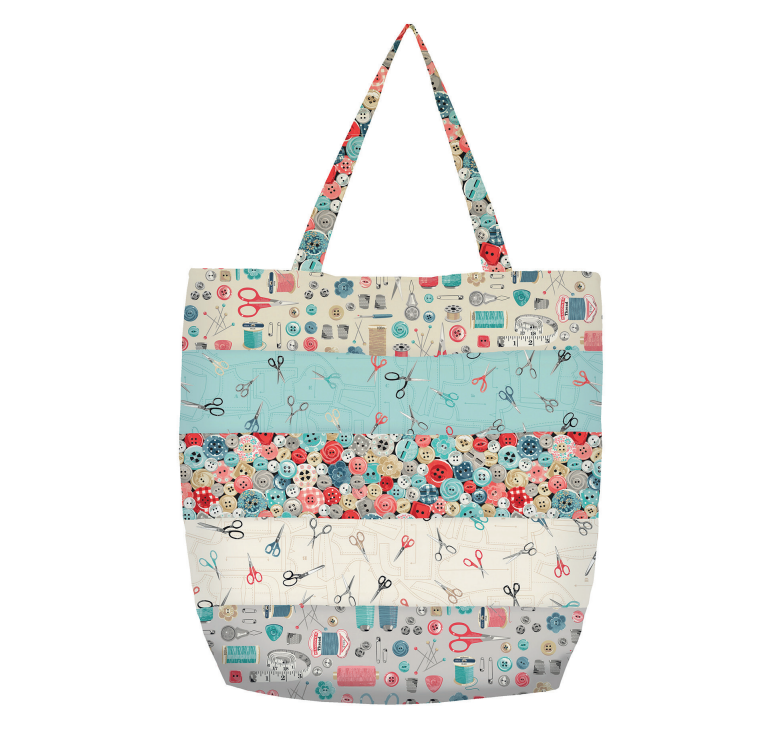 Screen Shot 2019-03-06 at 14.09.05 striped tote bag, makower, free pattern, quiltbag