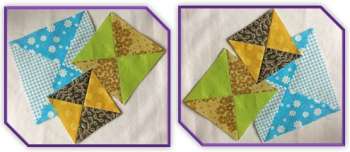 Half to Quarter Square Triangles- the easy way!
