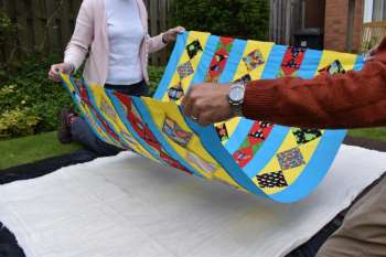 Starting hand quilting: Part 8: Layering