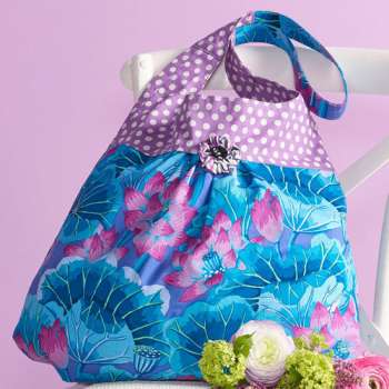 Fancy Free Slouch Bag .. Kaffe Fassett for Freespirit