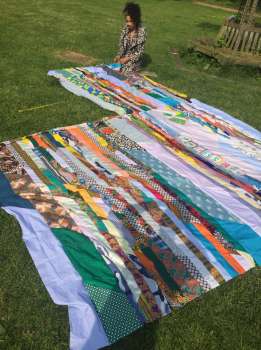 The Grenfell Quilt Hanging