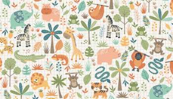 Jungle Friends - fabric review