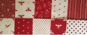 My Redwork Garden by Moda courtesy of Panico’s