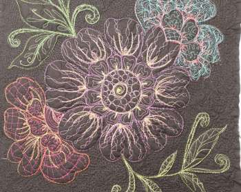 .FUN WITH FREE MOTION QUILTING .