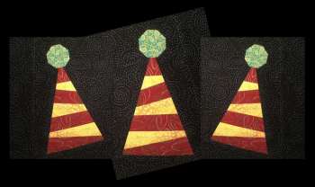 Nina's Party Hat - foundation paper pieced (FPP) - #CBH2021