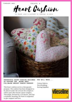Create a Heart Cushion with Vlieseline