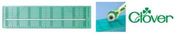 Bias Ruler and Rotary Cutter courtesy of CLOVER